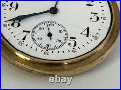 Antique 1917 Elgin Grade 293 Model 7 16s 7 Jewels Gold Filled Case Pocket Watch