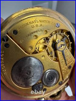 Antique 1917 Elgin Grade 293 Model 7 16s 7 Jewels Gold Filled Case Pocket Watch