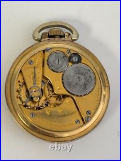 Antique 1917 Elgin Grade 293 Model 7 16s 7 Jewels Gold Filled Case Pocket Watch