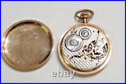 Antique 1917 Hamilton Railroad Grade 16s 21 Jewels GF Case Pocket Watch