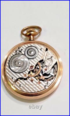 Antique 1917 Hamilton Railroad Grade 16s 21 Jewels GF Case Pocket Watch
