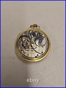 Antique 1919 Elgin 454 Father Time 16s 21j Railroad Pocket Watch 12kt GF Case