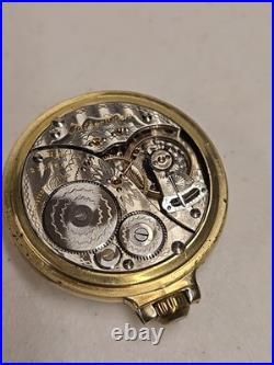 Antique 1919 Elgin 454 Father Time 16s 21j Railroad Pocket Watch 12kt GF Case