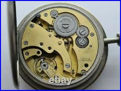 Antique 1920 Bulla Swiss Made 8 Day Travel Watch In Original Case Vgc Rare