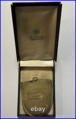 Antique 1920 Hallmark 12/14s 17j Pocket Watch Model 4 Grade 504 Gold Case- Runs
