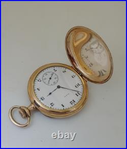 Antique 1922 Elgin Size 12s Hunting case Pocket Watch