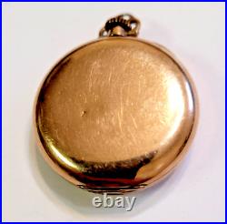 Antique 1923 Elgin Ladies Size 3/0 Pendant/Pocket Watch 10k GF Case
