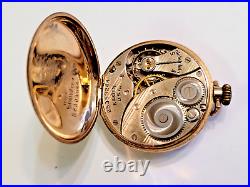 Antique 1923 Elgin Ladies Size 3/0 Pendant/Pocket Watch 10k GF Case