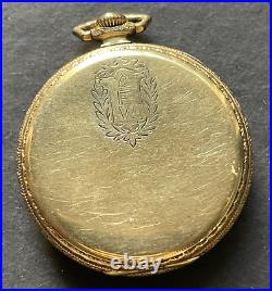 Antique 1923 South Bend Grade 429 Pocket Watch Gold Filled Case 12s 19j Art Deco