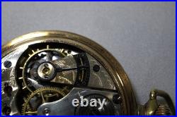 Antique 1924 Elgin Pocket Watch Art Deco Works 16s Open Face