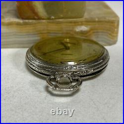 Antique 1925 Elgin Pocket Watch 14k GF Case Grade 315 12s Openface Original Box