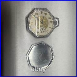 Antique 1929 ELGIN Pocket Watch Grade 301, 12s, 7j Model 2 Octagon Case Fancy