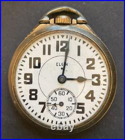 Antique 1940 Elgin BW Raymond Grade 540 Pocket Watch 10K GF Case 16s 23j USA