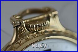 Antique 21 Jewels Display Back Case Pocket Watch Hamilton 992B GOLD FILLED