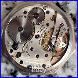Antique 34mm Silver Levco Swiss 16 Jewel Pocket Watch BWC Co Monarch Case