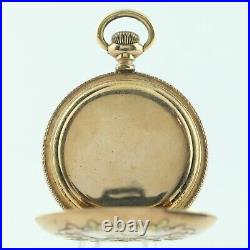 Antique 42mm Crescent Tri Colored Hunter Pocket Watch Case 6Size 10k Gold Filled