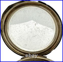 Antique 50mm 16S Dueber Pocket Watch Case for Key Wind 50mm Coin Silver USA