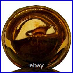 Antique 6s Kenosha Open Face Pocket Watch Case Gold Tone Scalloped USA
