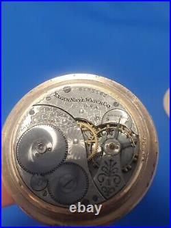 Antique 7 Jewel Elgin Pocket Watch 8193182 Keystone Watch Case 15246 WORKS
