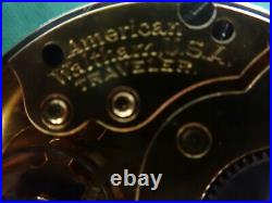 Antique 9ct gold Hallmarked 1915 Dennison case co Pocket Watch American Waltham