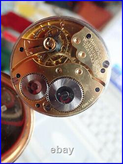 Antique 9ct gold Hallmarked 1915 Dennison case co Pocket Watch American Waltham