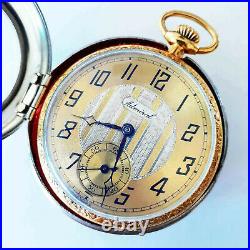 Antique ADMIRAL Tavannes/Cyma 21 Jewels Pocket Watch Gold Filled Case