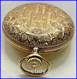 Antique Admiral Gold Filled Pocket Watch 0s Nice Case
