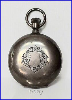 Antique Am. Watch Co 925 Sterling Silver Pocket Watch Case