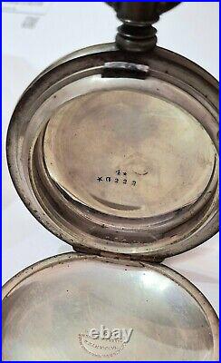 Antique Am. Watch Co 925 Sterling Silver Pocket Watch Case