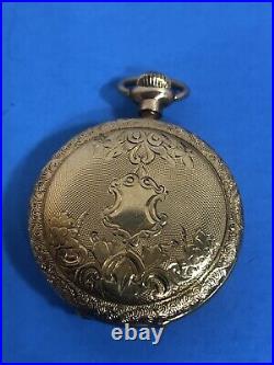 Antique American Waltham 14k Gold Case Pocket Watch Project Ticking U. S. ASSAY