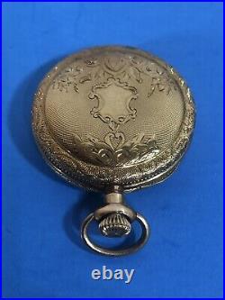 Antique American Waltham 14k Gold Case Pocket Watch Project Ticking U. S. ASSAY