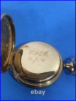 Antique American Waltham 14k Gold Case Pocket Watch Project Ticking U. S. ASSAY