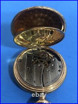 Antique American Waltham 14k Gold Case Pocket Watch Project Ticking U. S. ASSAY