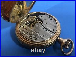 Antique American Waltham 14k Gold Case Pocket Watch Project Ticking U. S. ASSAY