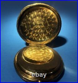 Antique American Waltham 14k Gold Case Pocket Watch Project Ticking U. S. ASSAY