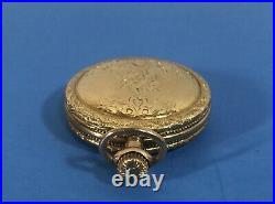 Antique American Waltham 14k Gold Case Pocket Watch Project Ticking U. S. ASSAY