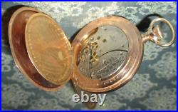 Antique American Waltham Pocket Watch 15 Jewels Dueber 20 Year Case