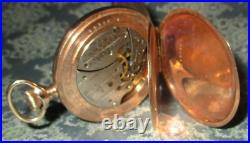 Antique American Waltham Pocket Watch 15 Jewels Dueber 20 Year Case