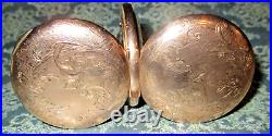 Antique American Waltham Pocket Watch 15 Jewels Dueber 20 Year Case