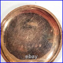 Antique American Waltham Pocket Watch Gold Filled C. W. C. CO Case Works! Engraved