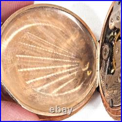Antique American Waltham Pocket Watch Gold Filled C. W. C. CO Case Works! Engraved