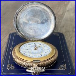 Antique American Waltham Pocket Watch Model 1890 Grade J 6s Fahys Coin No. 1 Case