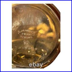 Antique American Waltham Pocket Watch With Hunter Case 0S 7J needs work