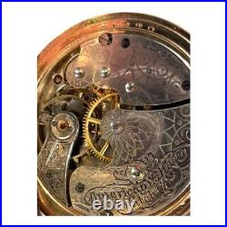 Antique American Waltham Pocket Watch With Hunter Case 0S 7J needs work