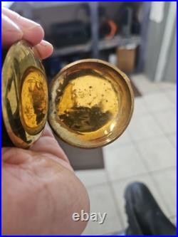 Antique American Waltham hunter case pocket watch As Is