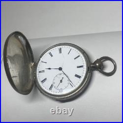 Antique Arnold London Pocket Watch, Not Running, Silver Case, Key Wind No Key