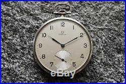 Antique Art deco Swiss OMEGA pocket watch 0.900 silver case from 1 Euro