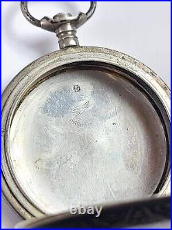 Antique Austria Hungary Presentation Pocket Watch Case Calvary Military Army