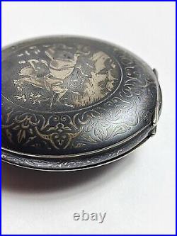 Antique Austria Hungary Presentation Pocket Watch Case Calvary Military Army