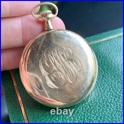 Antique B&B Royal 12S Open Face 20 Years Gold Filled Pocket Watch Case